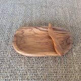 Wooden butter dish