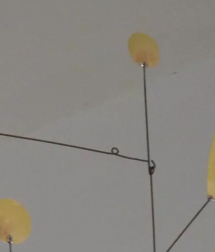 Vintage brass mobile