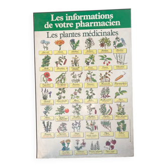 Affiche plante médicinales