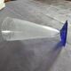 Conical glass vase