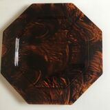 XL tray in lucite scale 1970 Pompidou era