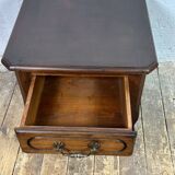 Table basse bout de canapé en noyer style louis Philippe