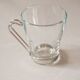 Set of 2 cups, glass and metal holder, Bormiolo Rocco, Italy