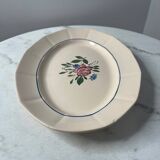Hand-painted presentation plate Sarreguemines