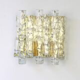 Pair of large Murano glass wall sconces by Doria, Germany, 1960s.