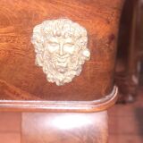 Restoration period console in mahogany