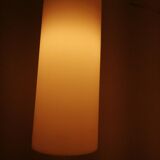 Pendant lamp 60/70s teak and perplex signed alfaplex