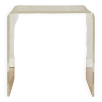 Table d'appoint en verre acrylique, années 1960