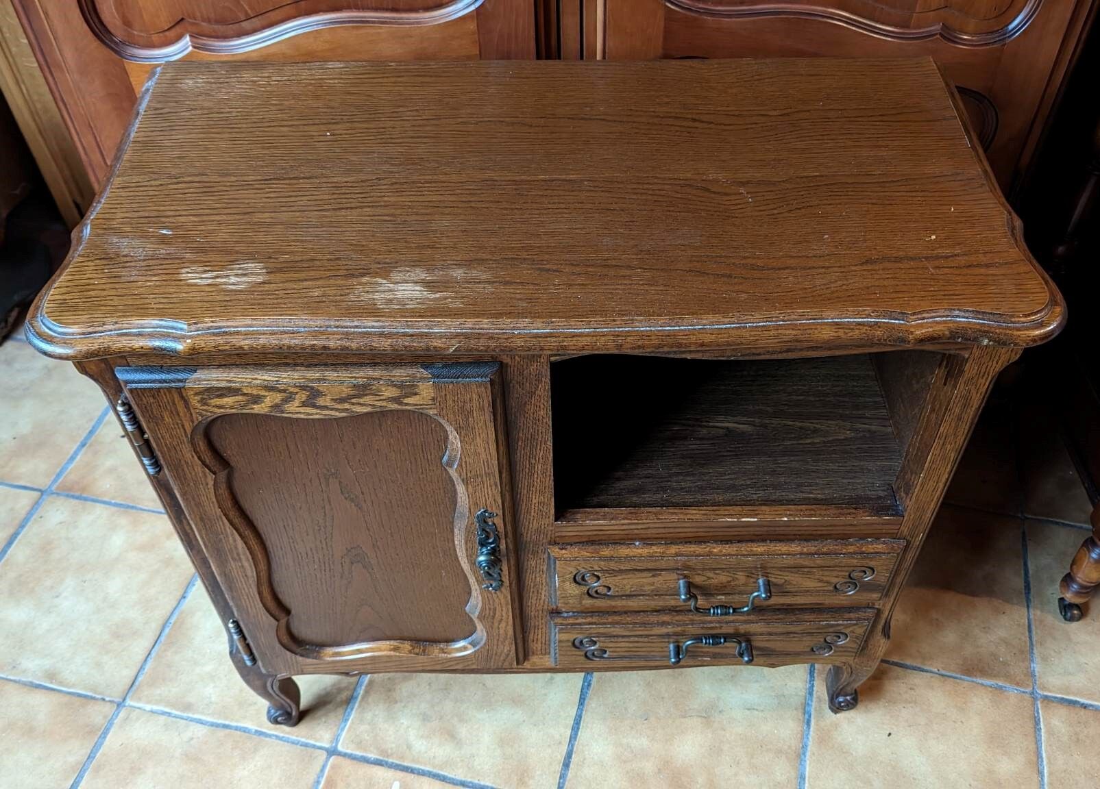 Antique TV stand