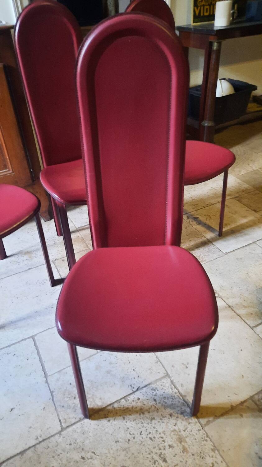 4 Roche Bobois chairs