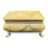 Onyx catchall box from the 1960s, vintage Italy.