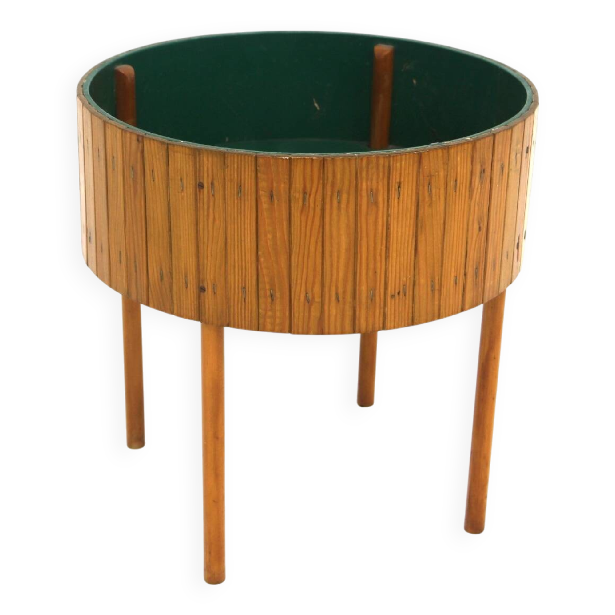 Scandinavian indoor planter in pine and beech, Sweden, 1950
