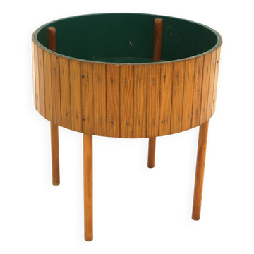 Jardinière d'intérieur scandinave en pin et en hêtre, Suède, 1950