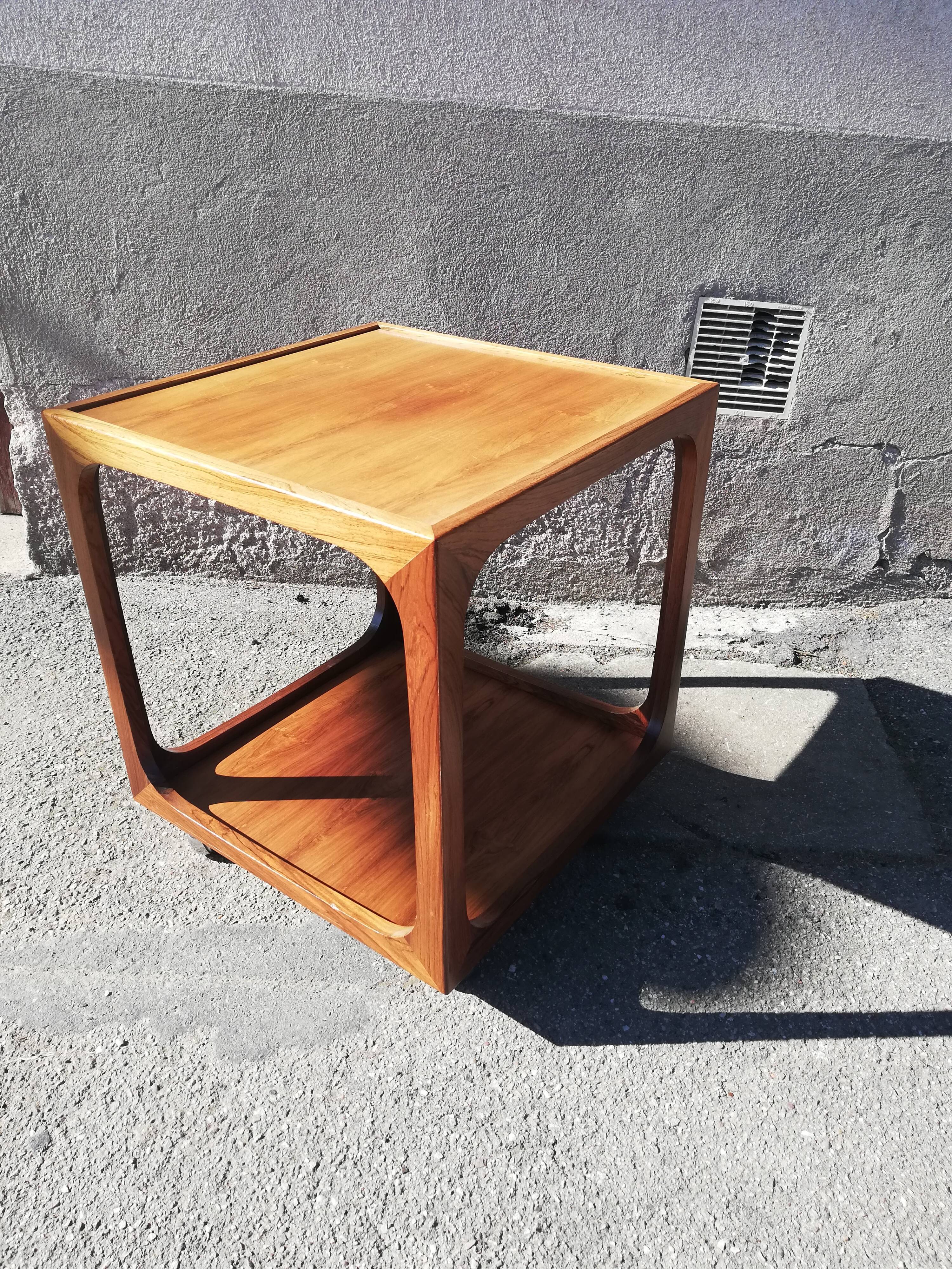 Scandinavian rosewood coffee table