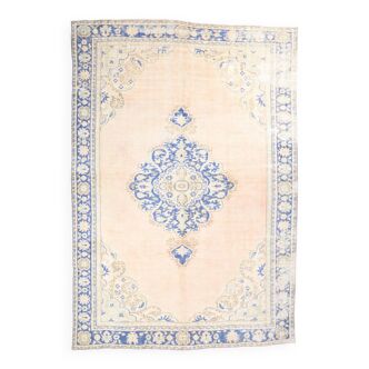 8x11 Blue Madallion Persian Rug, 225x329Cm