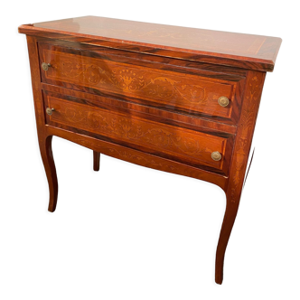 Commode italienne 2 tiroirs années 70