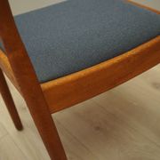 Set of six teak chairs, Danish design, 1970s, designer: Poul M. Volther