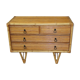 Bamboo design chest of drawers circa 1950