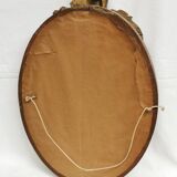 old Louis XV style gilded wood mirror, rococo