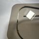 Vintage coffee table in chrome and smoked glass, 1970s.