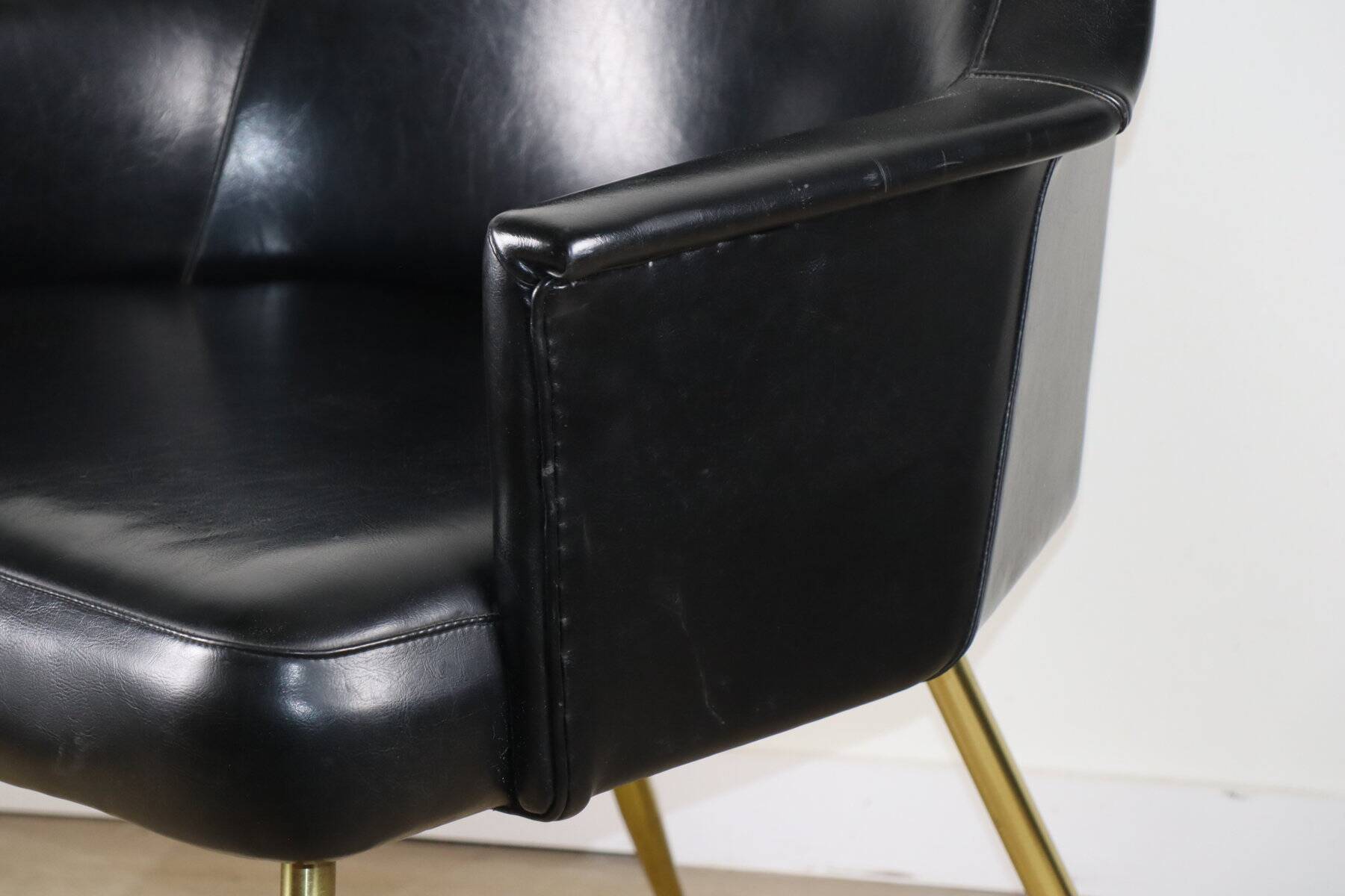 Fauteuil vintage Carlo Pagani pour Arflex, années 50