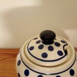 Hand painted ceramic sugar bowl. Poland