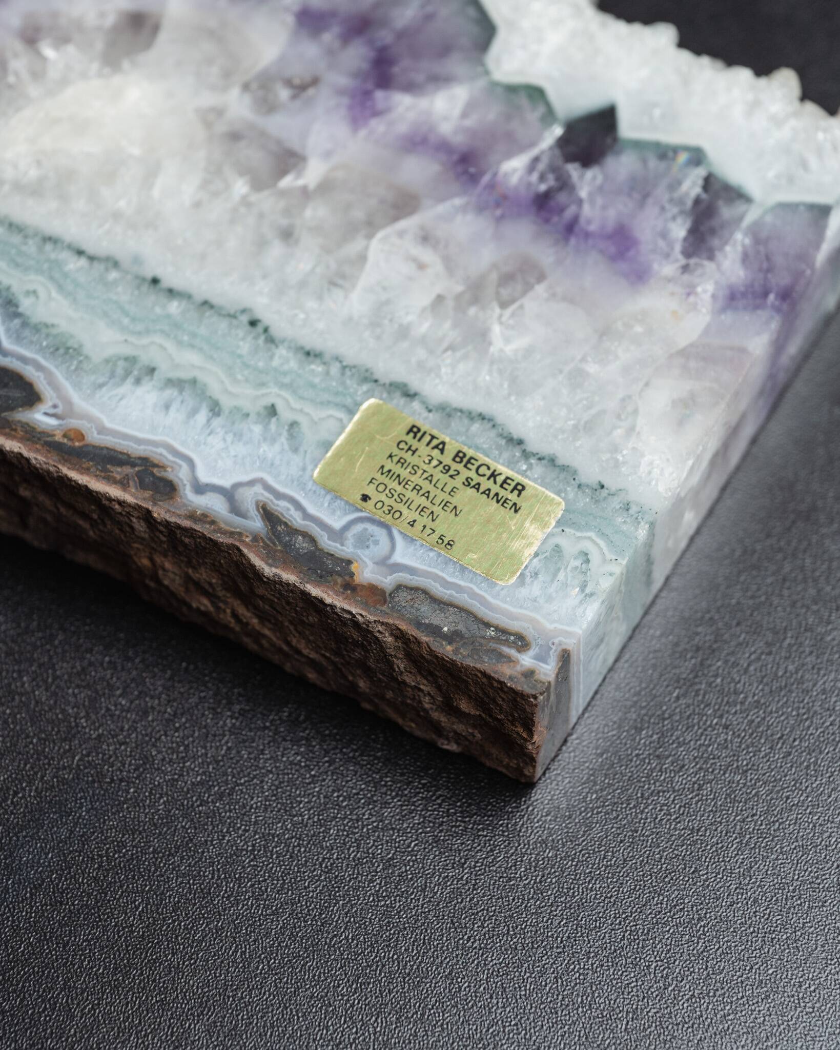 Cendrier / vide-poches en quartz, 1970s