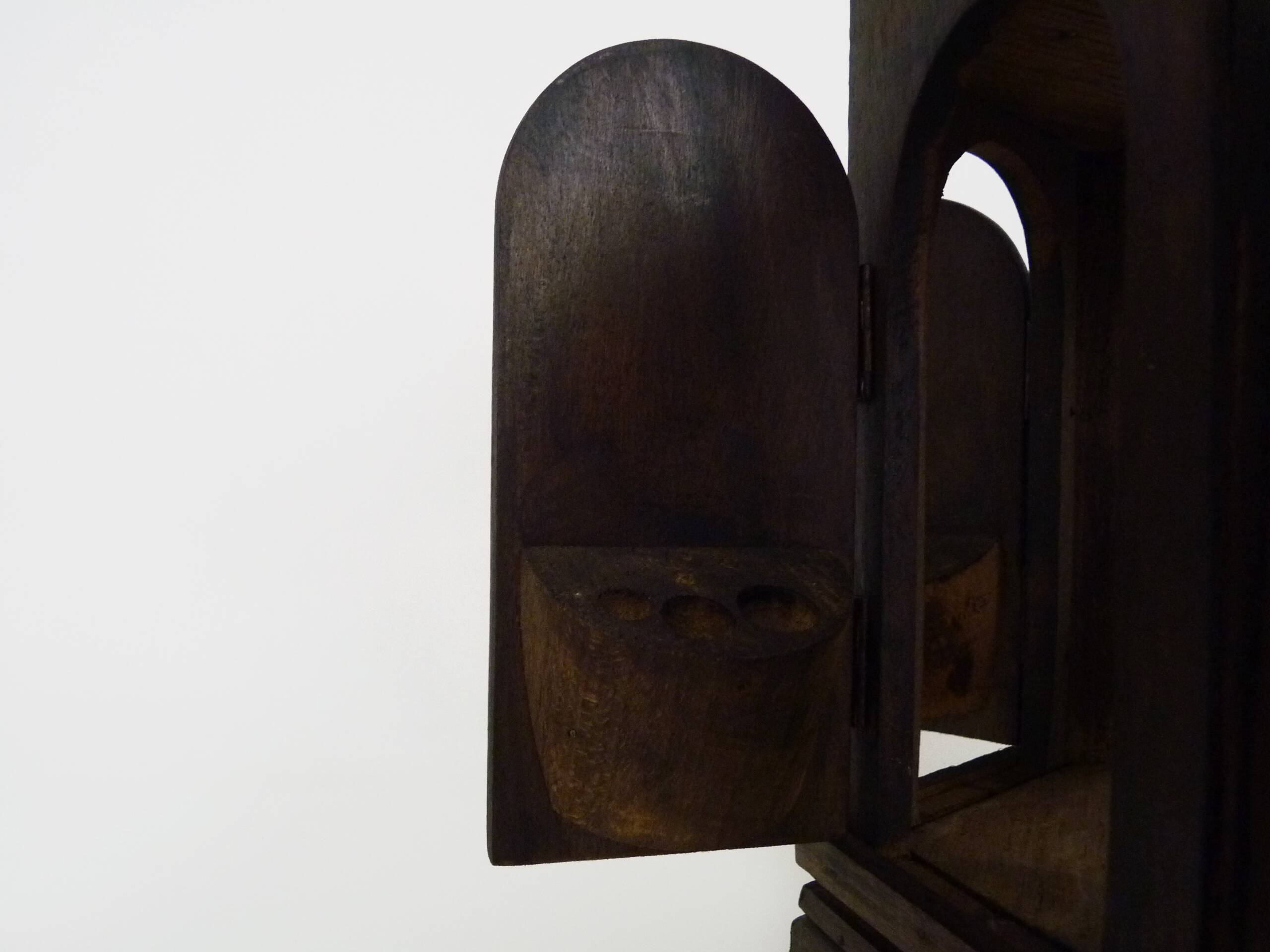 Old wooden cigar and cigarette cellar, carousel, snuff. 40s 50s