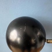 Lampadaire vintage en forme d'œil noir du milieu du siècle