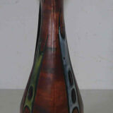 Pitcher carafe broc zoomorphic enamelled ceramic