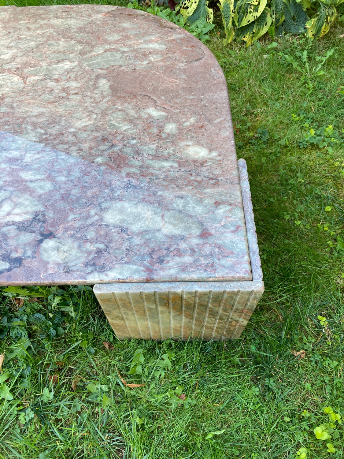 Marble coffee table Roche Bobois