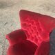Antique toad armchair