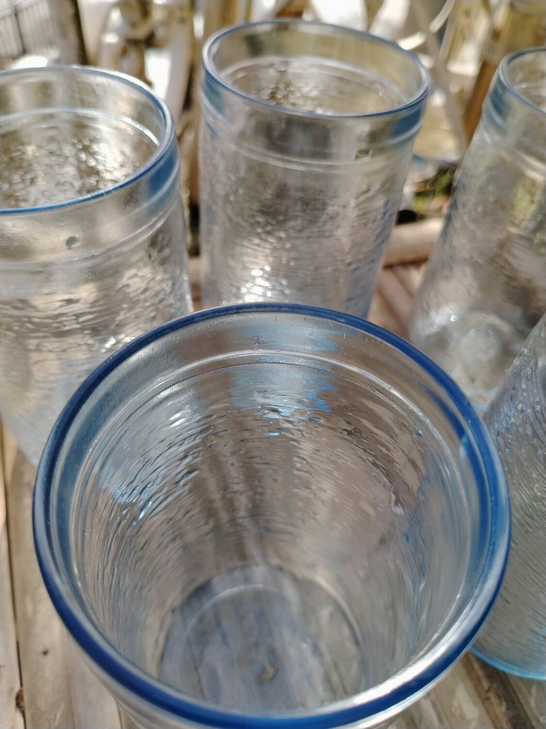 Blue water drop Gelado glasses