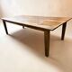 XL vintage dining table in solid wood
