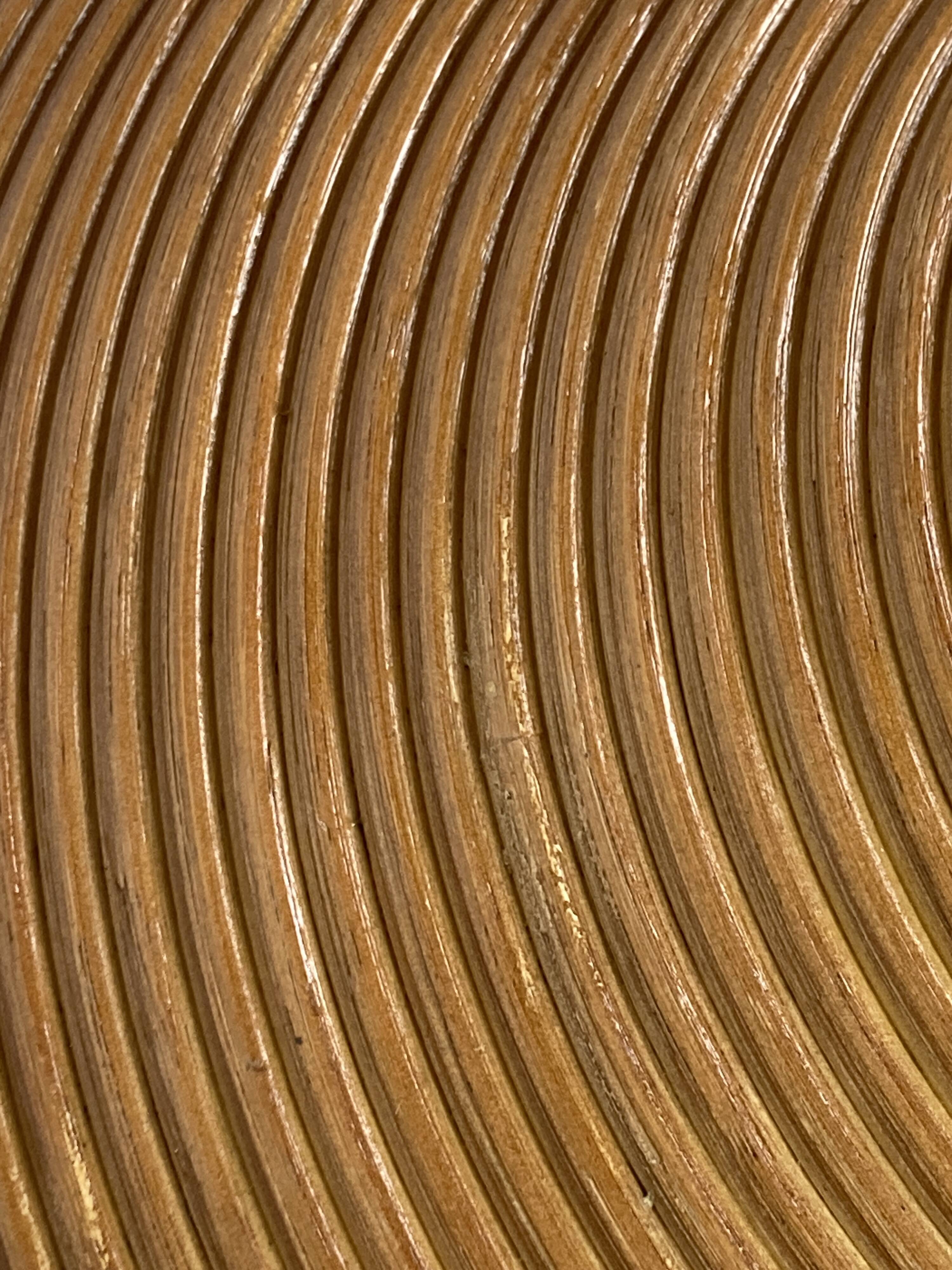 Pencil split reed, rattan, bamboo & brass pendant lamp, italy, 1970s