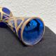 Théodore Legras - Art Nouveau Blue Gilded and Enameled Vase