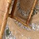 Rattan coffee table and ceramics