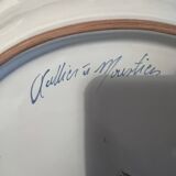 Tureen and sauce bowl Moustier bird