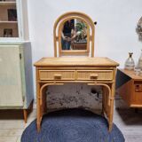 Rattan dressing table