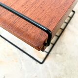 Wall-Mounted Nightstand – Mid-Century Teak