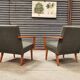 Pair of green Armchairs Tatra 1960
