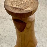 Wooden candle holder