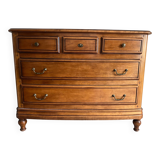 Magnificent varnished chest of drawers