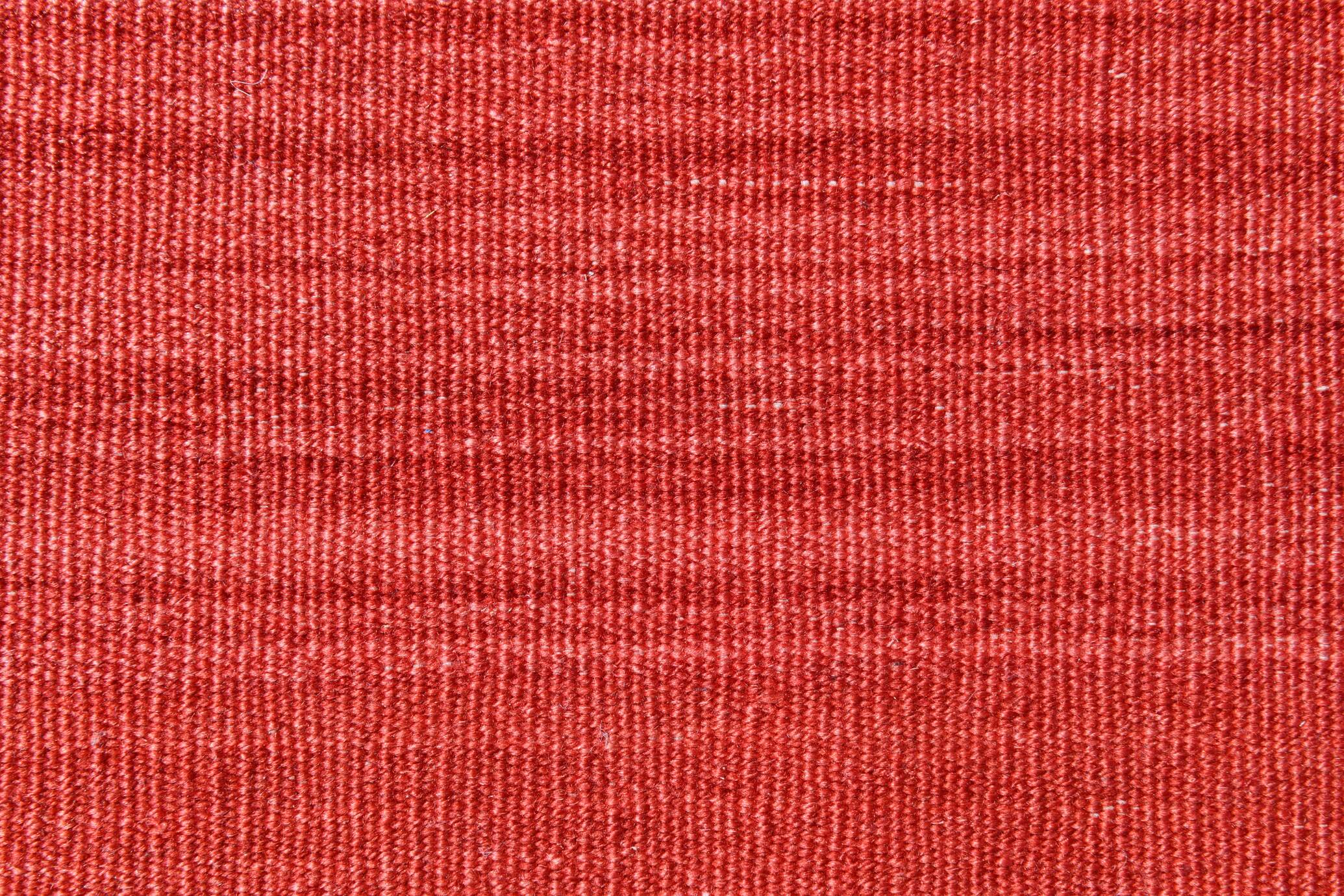 2x6 Kilim Salmon & Red Modern Decorative Wool Kilim Rug, 73x188 Cm