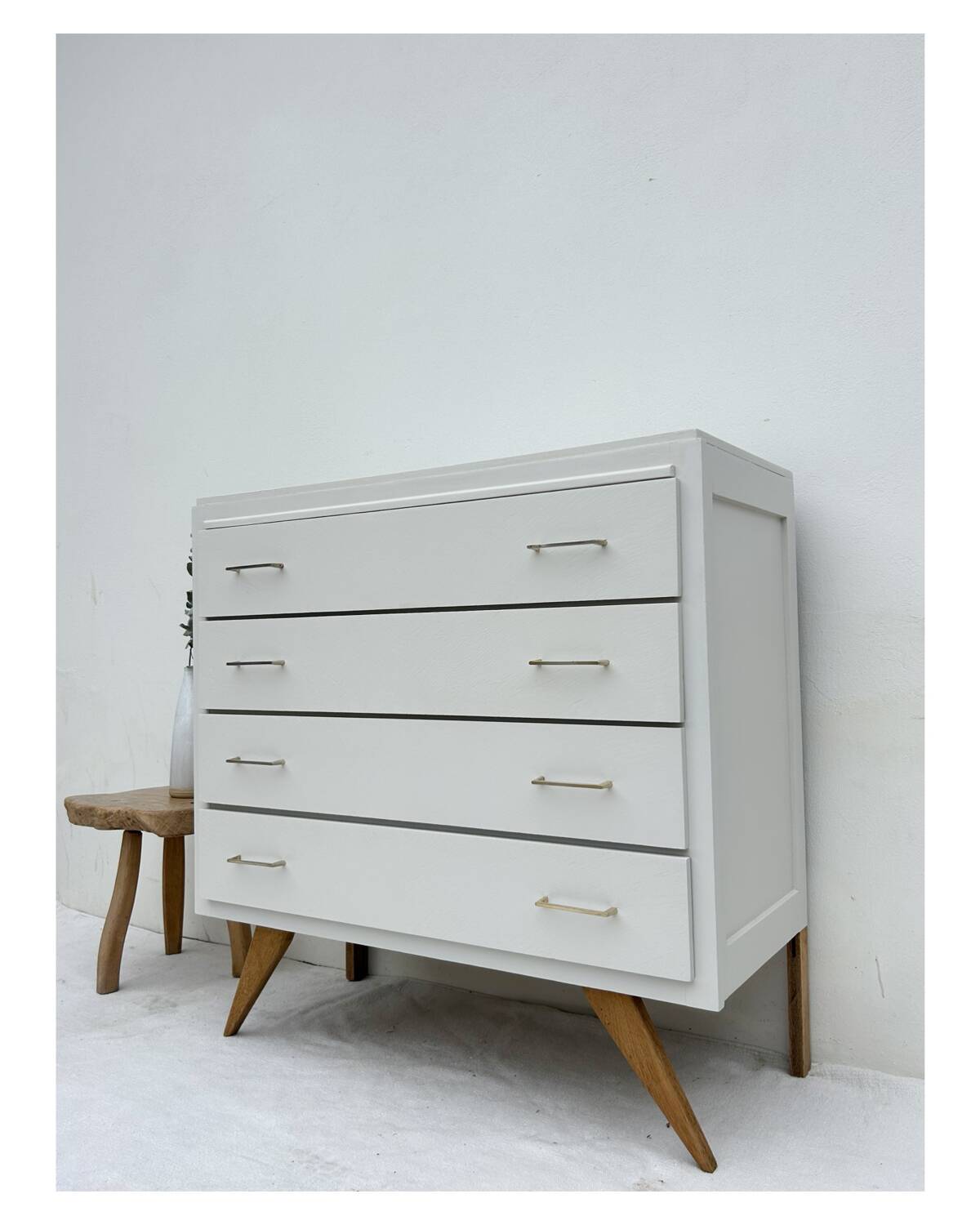 Commode vintage rénovée