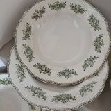 9 Badonviller Terre de Fer soup plates