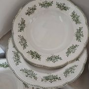 9 assiettes creuses Terre de fer Badonviller