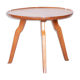Brown mid century table - czechia 1950