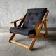 Fauteuil scandinave inclinable et pliable par Gillis Lundgren, 1970s