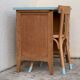 Vintage desk compass feet 1950 and its Baumann chair